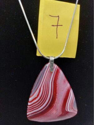 Pendentif Agate Rouge 7