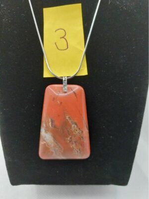 Pendentif Jaspe rouge 3