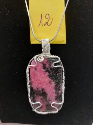 Pendentif Rhodonite 12